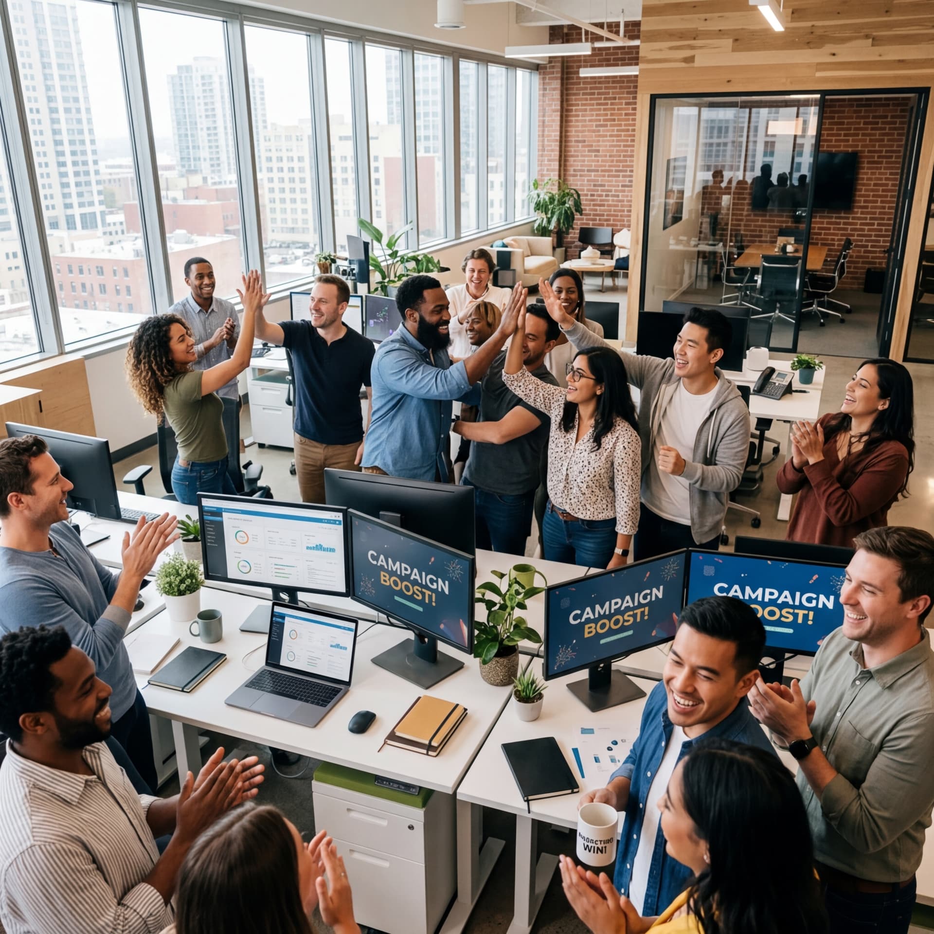 Digital Marketing Team Celebration